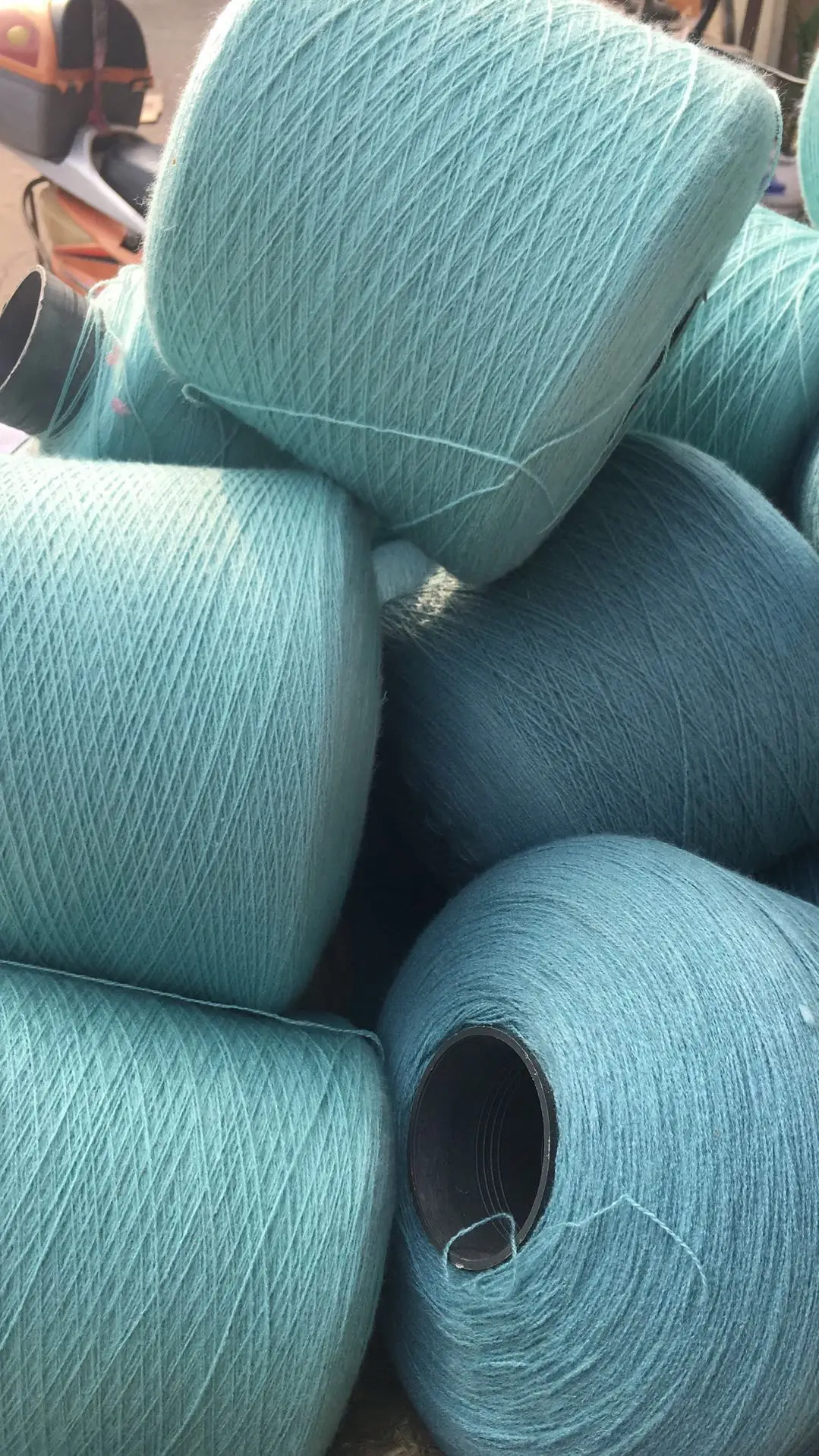 Sweater Yarn Dye Cone 100% Polyester High Bulk Knitting and weaving Yarn 24/2 26/2 28/2 32/2China Factory High Quality