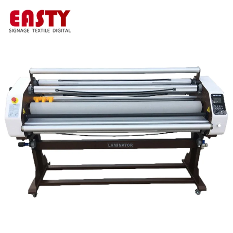 Wide Format Vinyl Lamination Cold And Hot Automatic Laminator