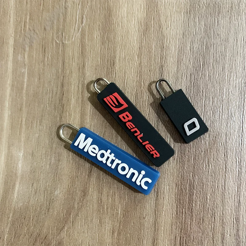 Custom garment 3d embossed logo PVC rubber labels/patches for clothing