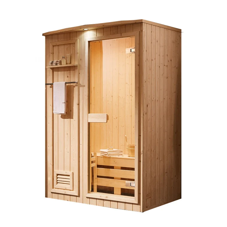Luxury Sauna Room For 2 Person   Spruce Wood 1.2m  Hot Sale Style