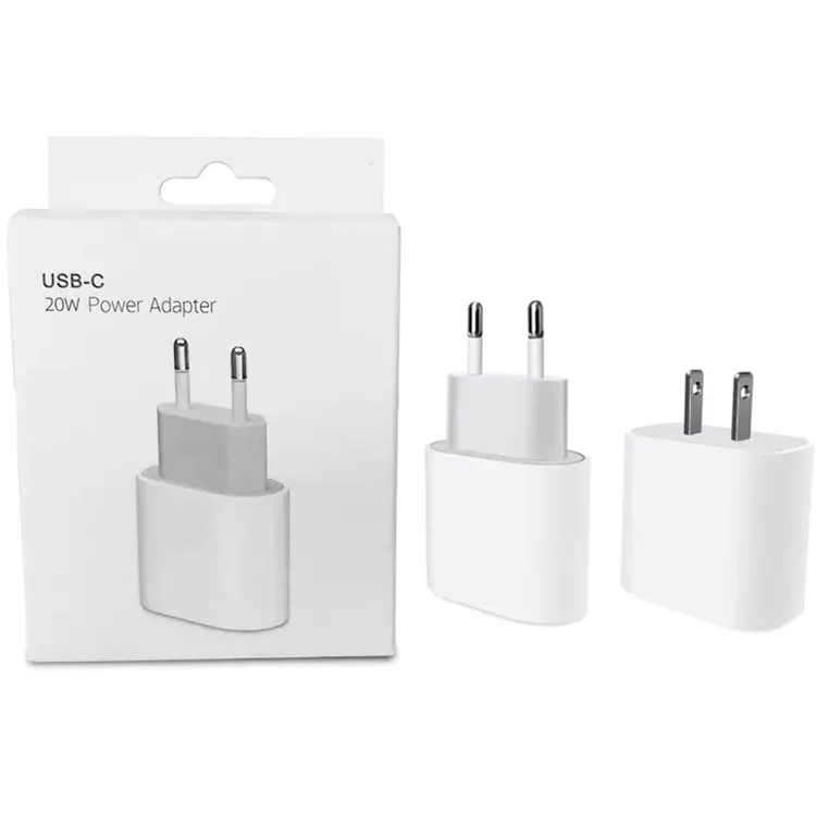  Оптовая продажа для Apple Iphone 12 PD настенное зарядное устройство 20W кабель Usb Type-C с функцией быстрой зарядки и iphone 11pro Зарядное передачи