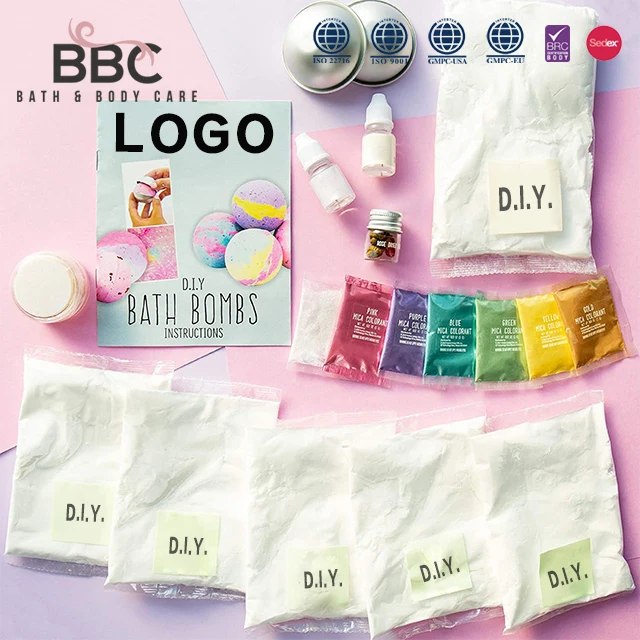 OEM Customized Private Label Colorful Ball Shape Bath Bomb with Dry Flower Box Package Gift Set for Spa