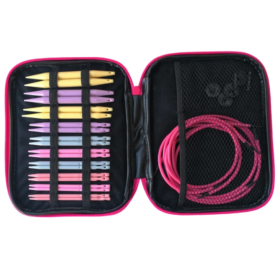 wholesale plastic replaceable circular knitting needles set