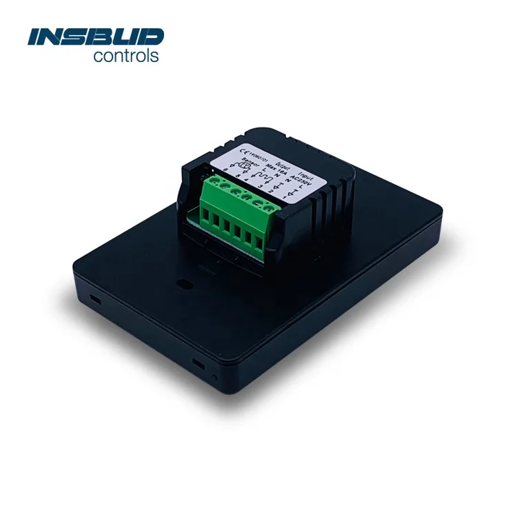 Electronic programmable touch screen thermostat for heating element