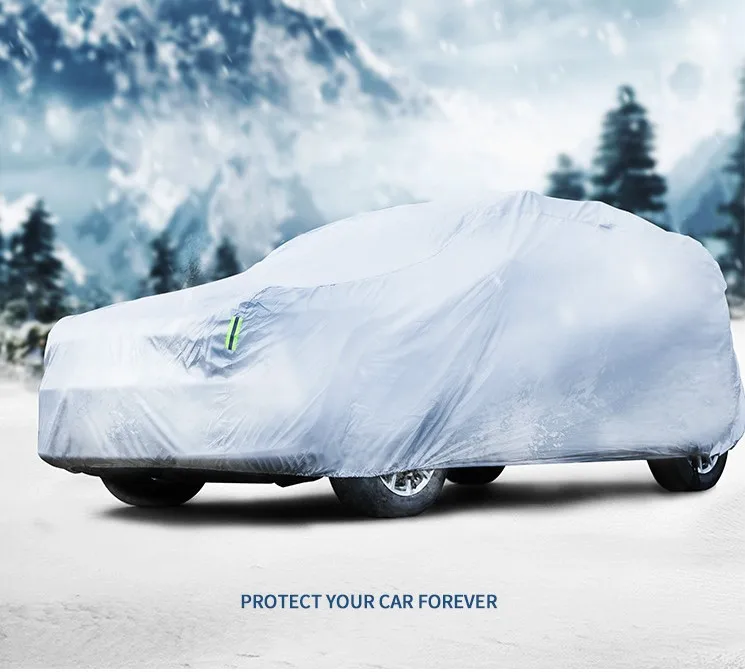 Factory Direct Sales High Quality Car Cover Snow Proof Uv Protection Waterproof Outdoor Polyester Taffeta Car Cover