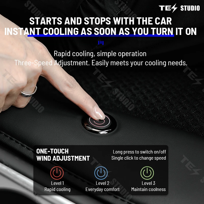 For Tesla Model 3/Y Ventilation Breathable Car Seat Cover Summer Cool Protector Sheet Interior Cushion For Front Single Seat