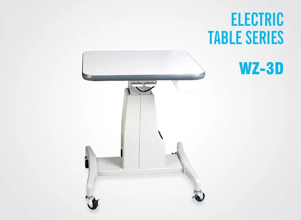 WZ-3D optical  elevating electrical lifting motorized table with roll ophthalmic