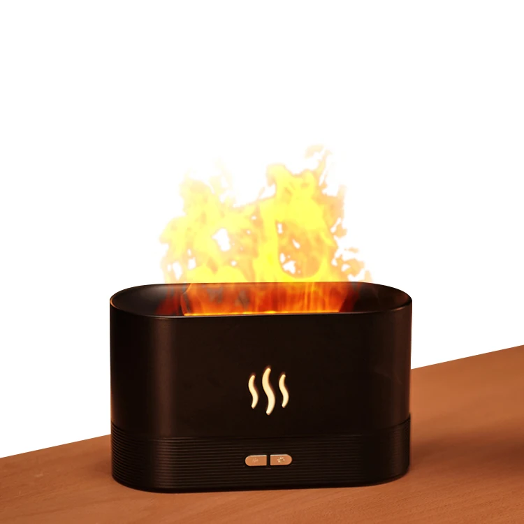 Kinscoter Flame Diffuser Humidifier Ultrasonic USB Fire Essential Oil Aroma Diffusers (1600404575184)