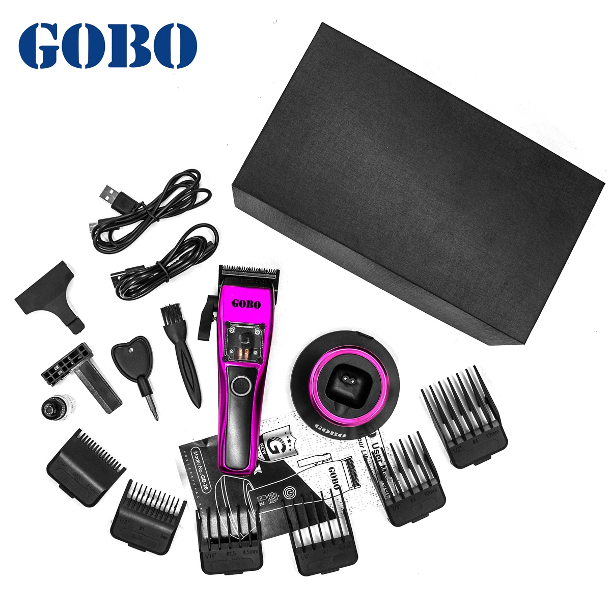 GB-28  new Generation Professional Vector Motor Cordless Hair Tools with Intuitive Torque Control -DLC blade