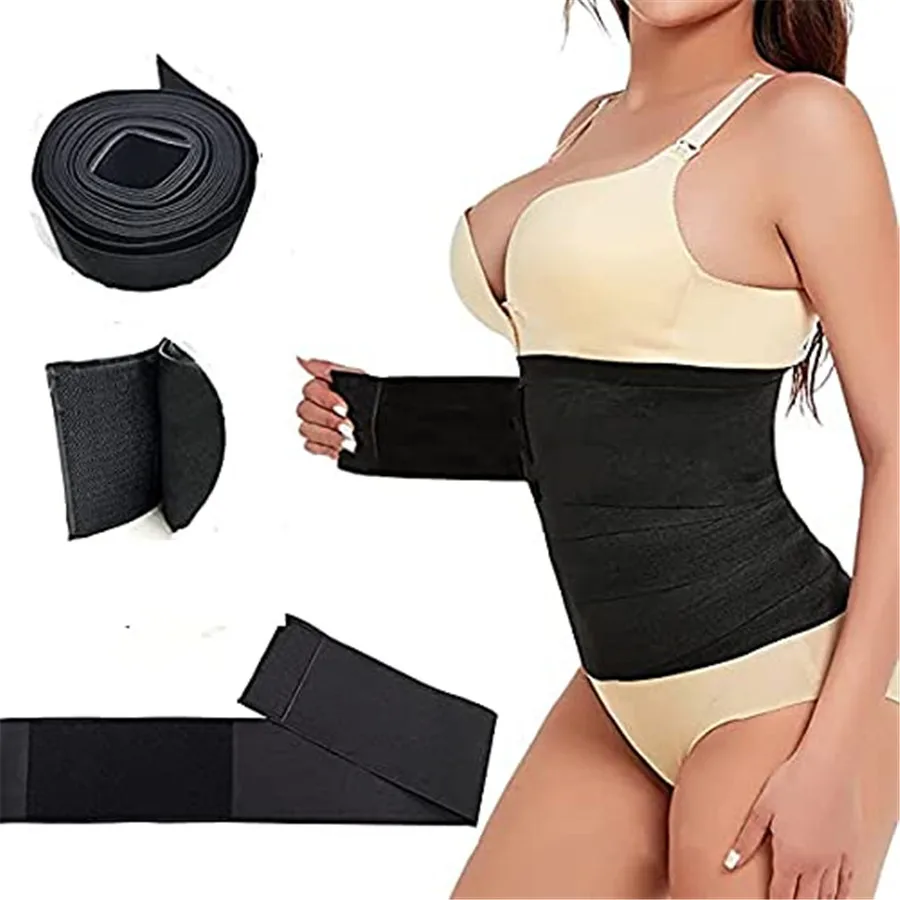 Resistance Bands Belt Latex Bandage Weight Loss Waist Trainers And Shape Wear Corset Women Invisible Waist Trainer Wrap