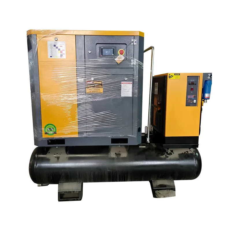 16kg laser cutting dedicated Chinese brand screw air compressor 15KW energy-saving controller
