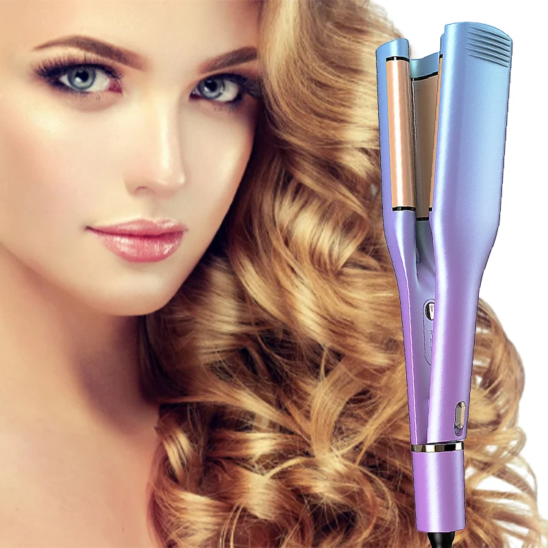 Manufacturers Wholesale Four-Speed Temperature-Controlled Curling Straight Hair Dual-Purpose Fluffy Splint Fashion Perm Straight