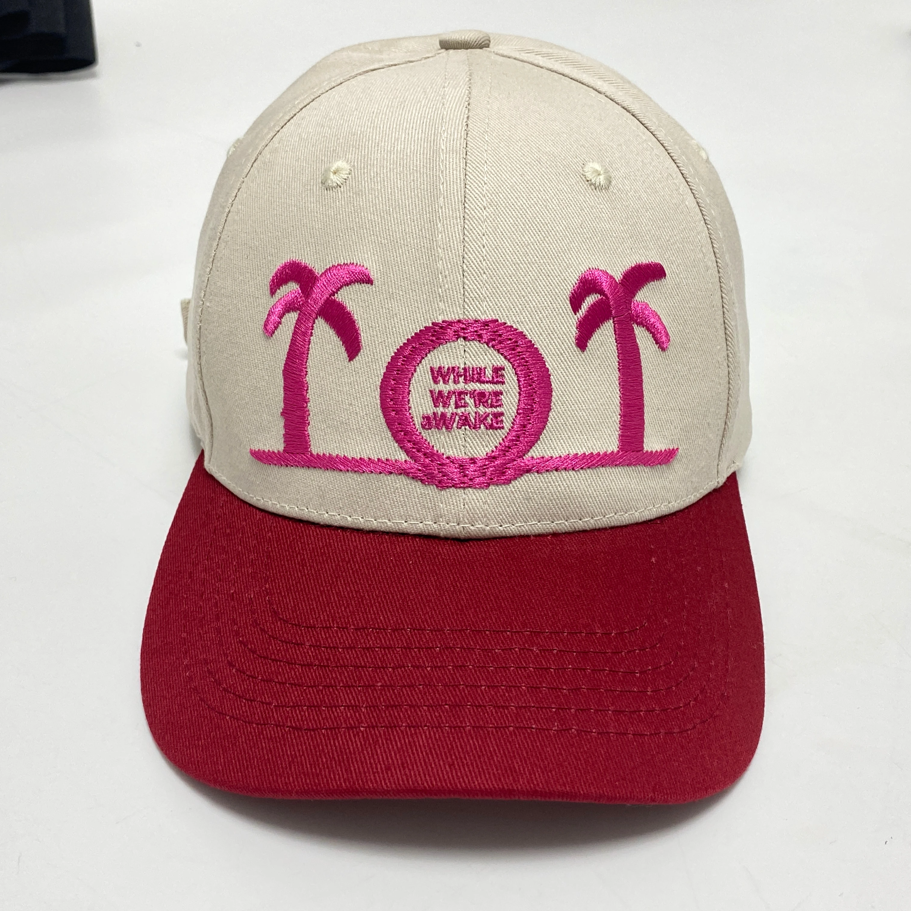 embroidery logo fitted unisex baseball sports cap quality metal buckle fashion Craft Cotton Material Baseball Cap