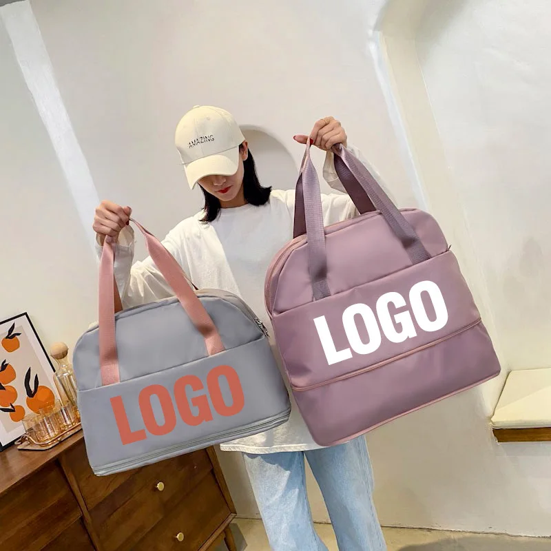 Custom spend da night bag woman designer cute overnight fitness waterproof fashion duffle weekender duffel gym sport travel bags