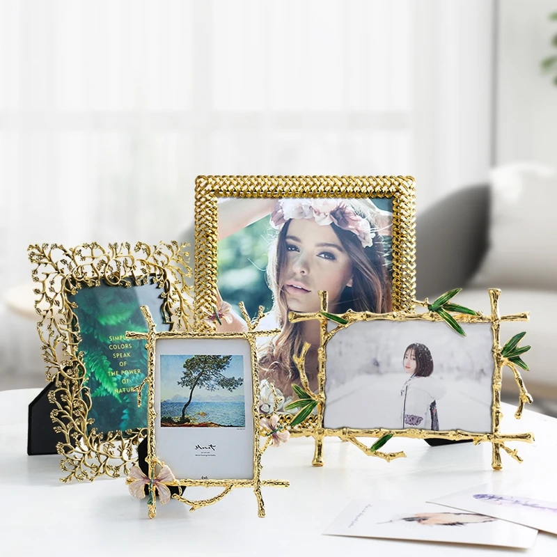 American luxury photo frame set up wall hanging creative bedroom bedside decoration decoration 6 inch 7 inch wedding photo frame