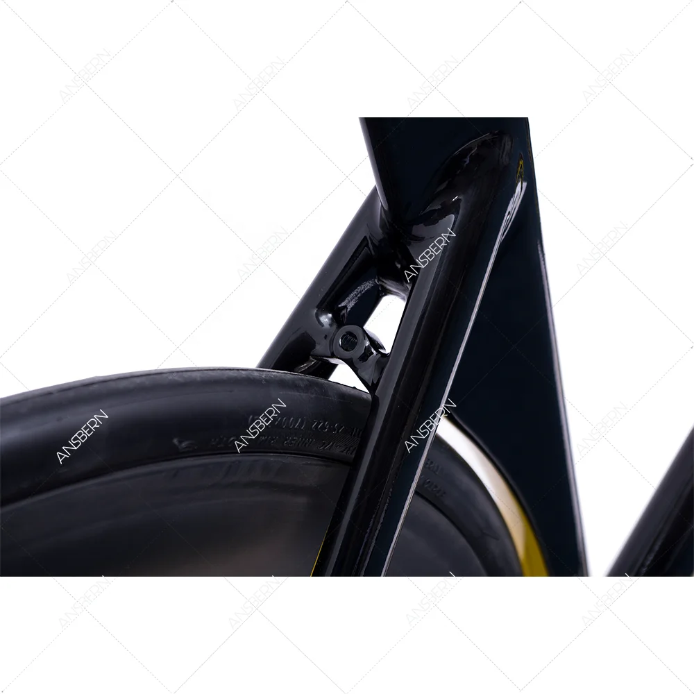 Fixie Bike Frame Carbon Fiber Fork Color Aluminum Alloy Track Bicycle 700C