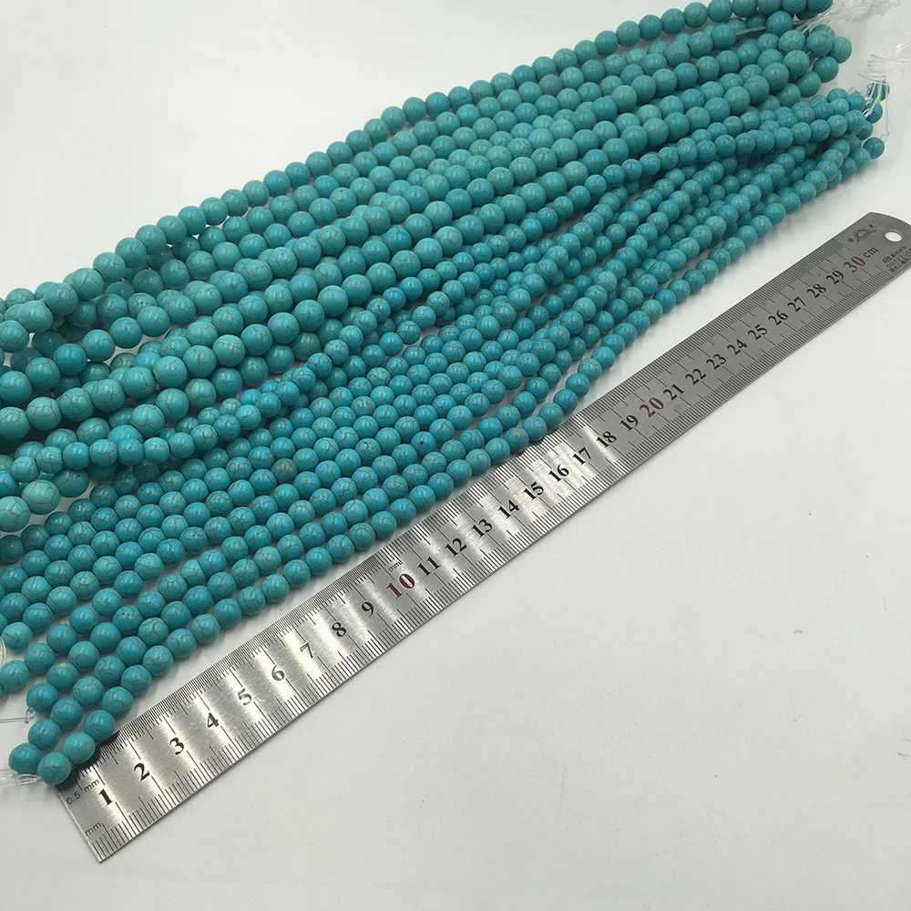 Turquoise Green 37 cm 10 mm Loose Gemstone Chips Natural Stone Jewelry in Strand Blue Beads Color to Choose From