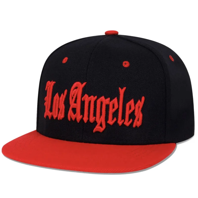 Los Angeles Hip Hop Cap cotton adjustable snapback hat for adult wild baseball Caps summer outdoor casual Sun Hats