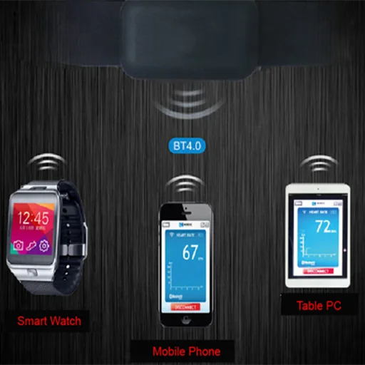 
GYM team Exercise Transmission Wireless fitness equipment heart rate chest belt sensor 