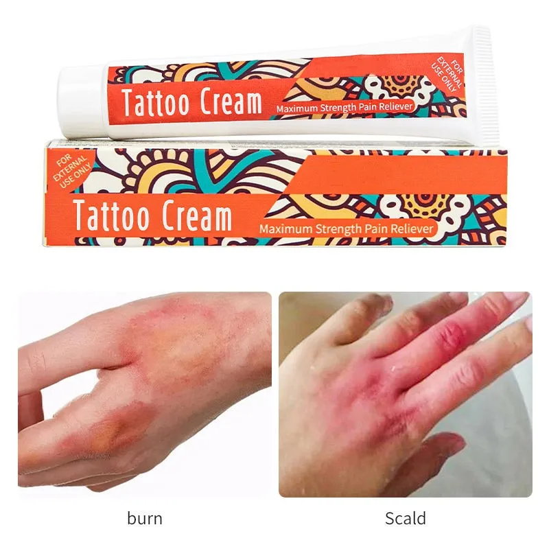 Hot Selling Good Quality Organic Gentle Efficient Numb Cream Relieve Pain Care Tattoo Numbing Cream