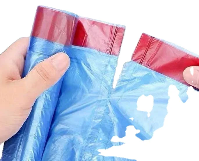 black garbage bags with drawstring refuse sacks on roll trash bag 4 gallon for trash can garbage bin