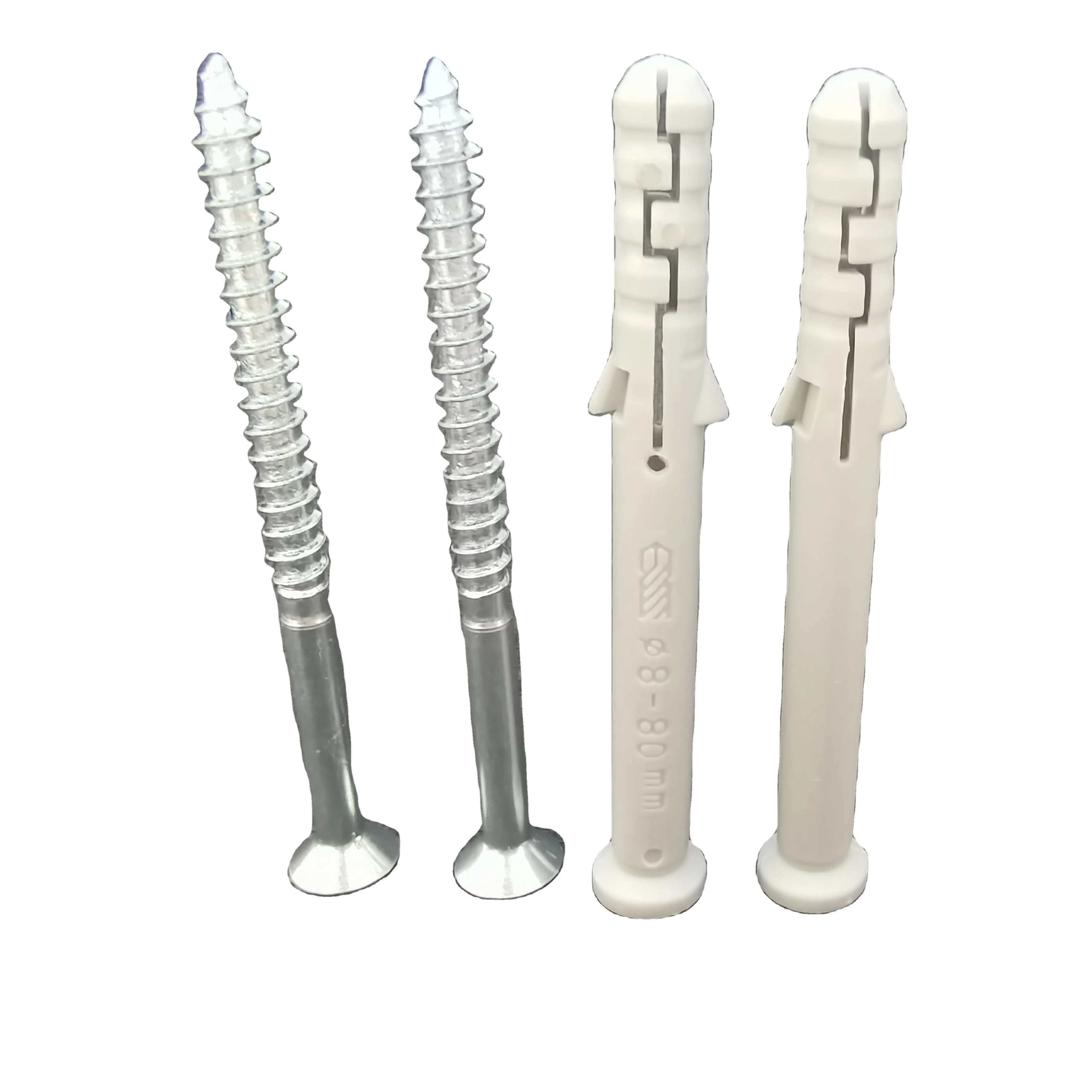 Small croaker expansion anchors, gray pipes heavier nails, more secure