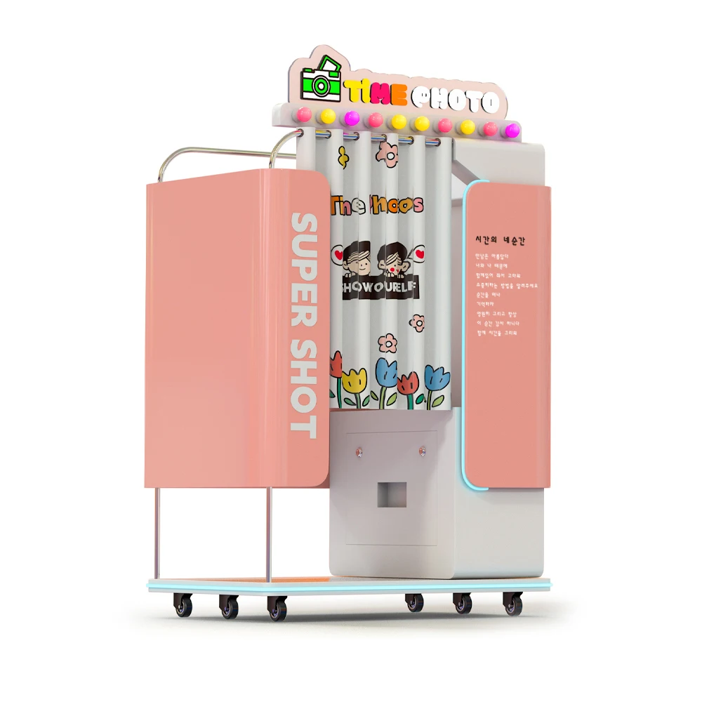 LED Light PhotoBooth Machine Support Pro Air iPad Photo Shell for Party Selfie Photo Booth Vending machine