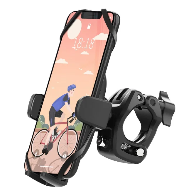 Bicycle mobile phone holder Universal electric motorcycle mountain navigation bracket bike phone holder