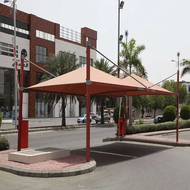 
shade structure tensile membrane Parking Car shed Project sale Lifetime Solution Installation Capability 