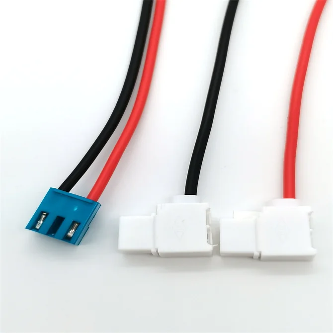 OEM processing automotive wiring harness UL1015 18AWG A3963-T tinned red and black terminal wire