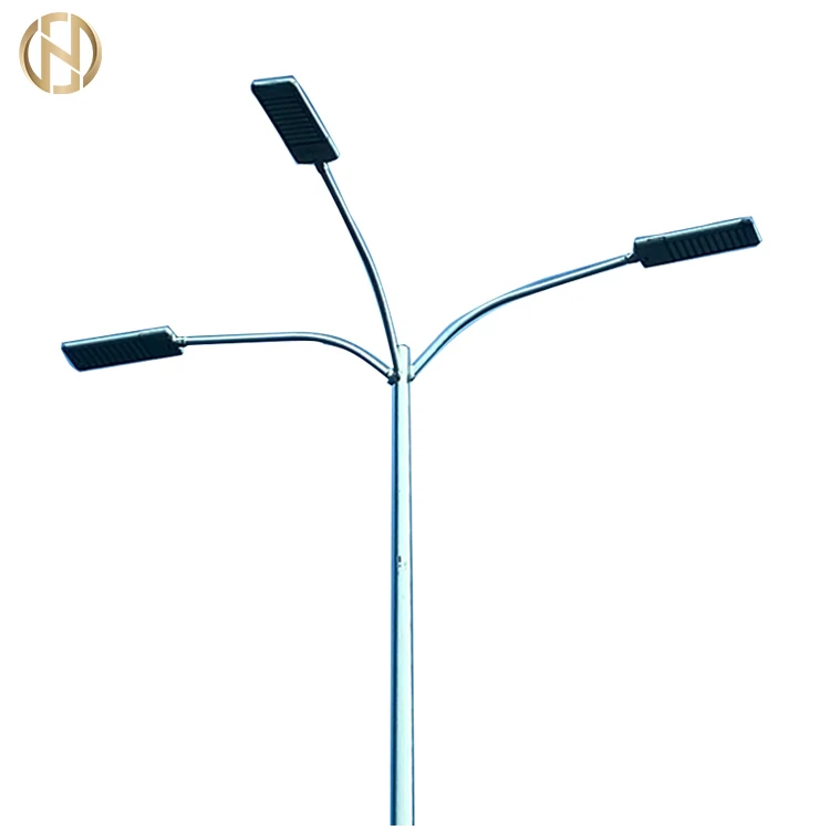 12m Street Lighting Steel Poles For Highway