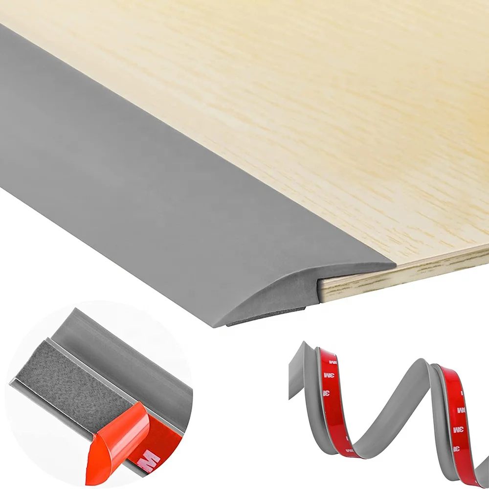 Easy to Curve Floor Mats Edge Reducer Carpet Straight Edge Threshold Transition Strip Vinyl Floor Edging Trim