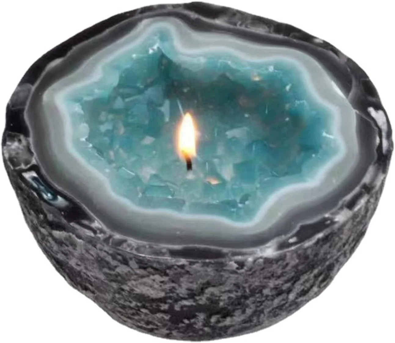 Delicate Candle Jar Retro Resin Crafts Candle Containers Novelty Candle Tins for Balcony Desktop