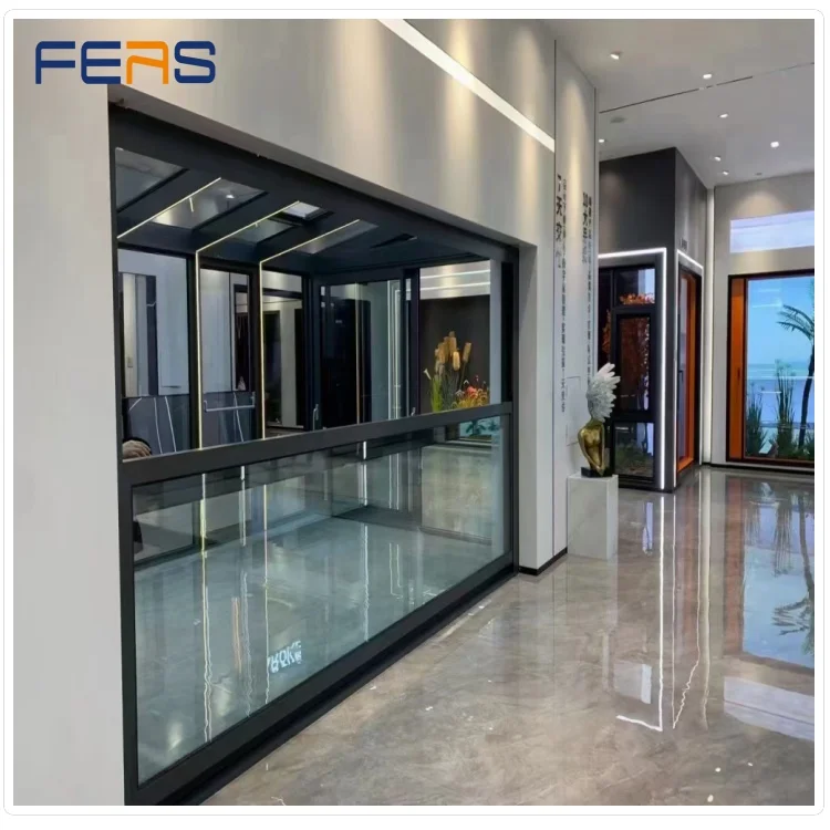 FERS Factory Direct Balcony Solar Sensor Lift Window Modern Design Intelligent Electric Lift Window