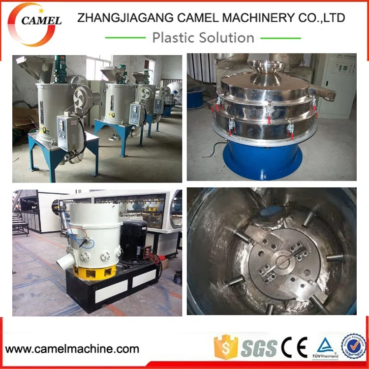 Pe Pp Plastic Film Bags Agglomerator Machine /Plastic Densifier Compactor Machine for Film Recycling