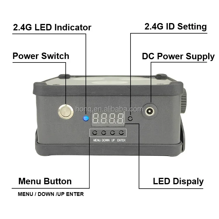 Wireless Uplight 3X18W RGBWA UV 6In1 Battery Powered Led Par Can Stage Lighting With Wifi IR Control