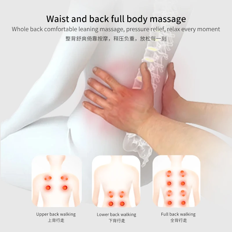 Exclusive patent design Massage Products Shiatsu Massage Cushion size Small body that can be folded  Full body massage cushion