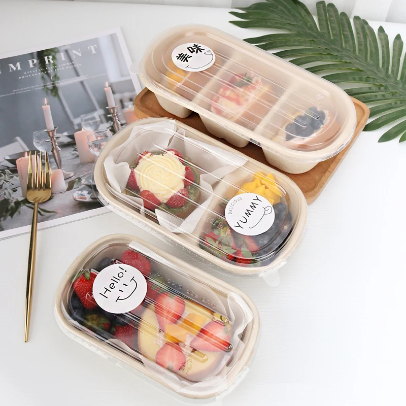 Wholesale Biodegradable Takeaway Hamburger 4x4 inch Burger Bento Fast Food Packing Pulp Sugarcane Bagasse Lunch Paper Boxes
