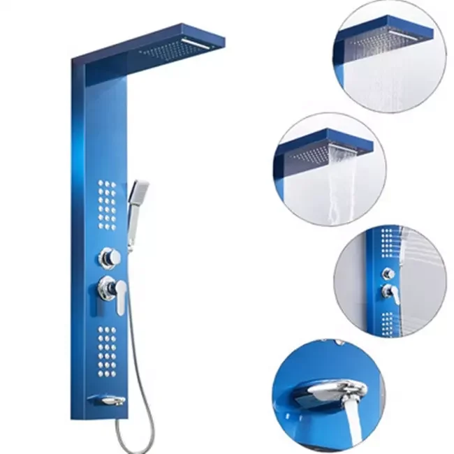 Shower panel factory price shower set bathroom wholesale commercial multifunctional modern bathroom shower