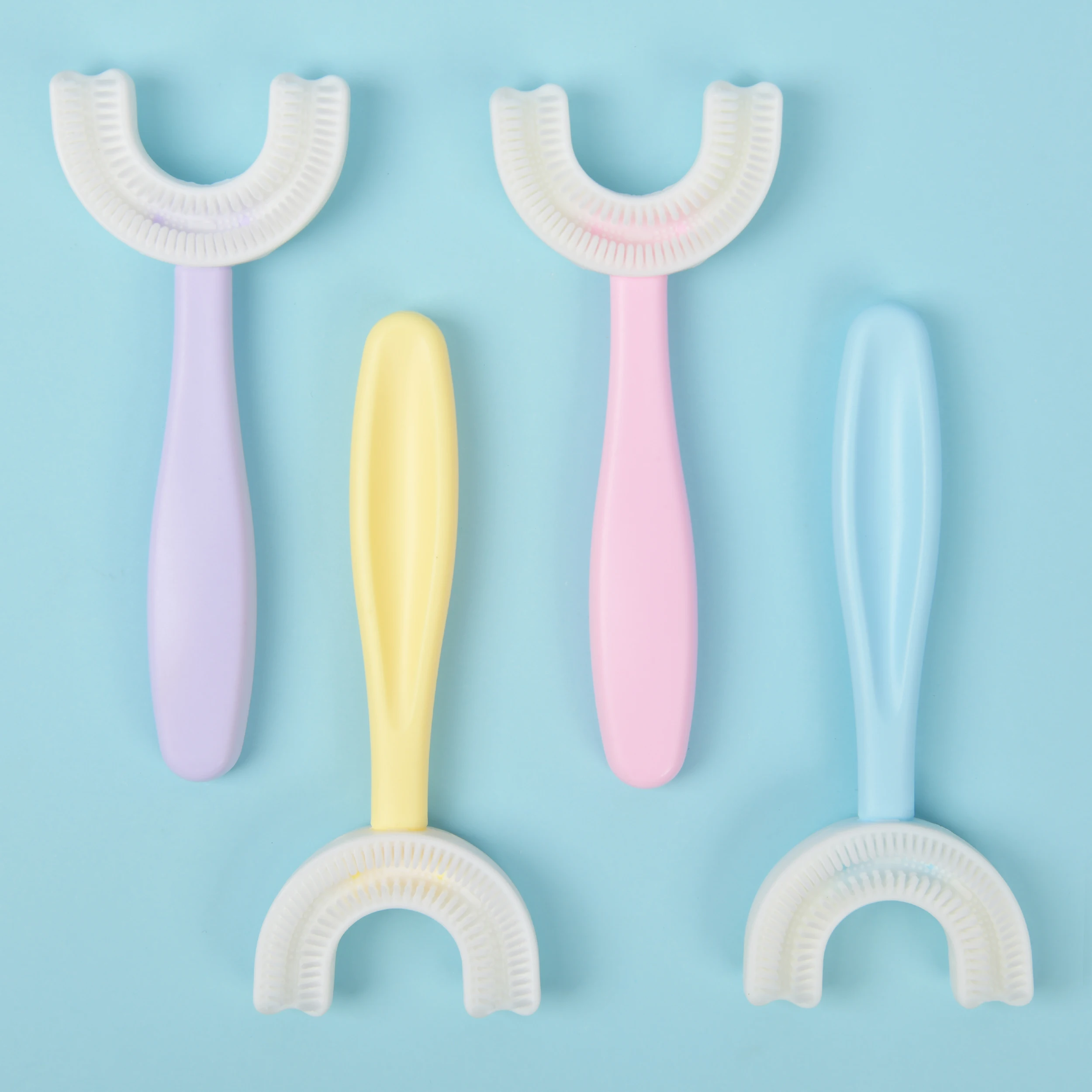 Smile Luna 7003 U Shape Baby Toothbrush High Quality 360 Nano Kid Tooth Brush