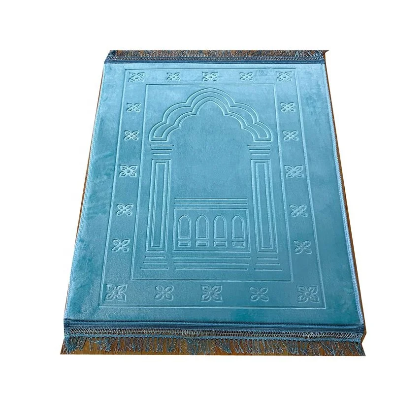 Manufacturer  Turkey Sajadah Muslim Prayer rug praying mat Islamic coral velvet in China  carpets and rugs  praying mat islamic