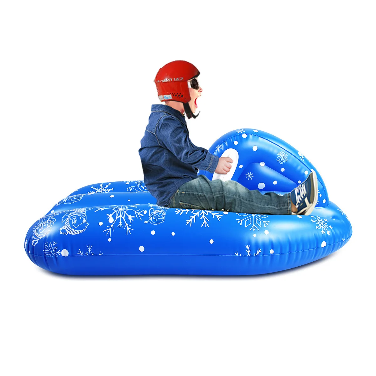 Cold resistant high elastic PVC inflatable ski boat inflatable children ski car motorboat