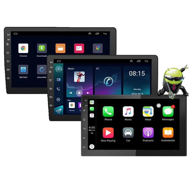 Universal 1 Din Car DVD Player CarPlay 7 Inch Android Car Monitor Mp5 Stereo Video Player Car DVD Radio