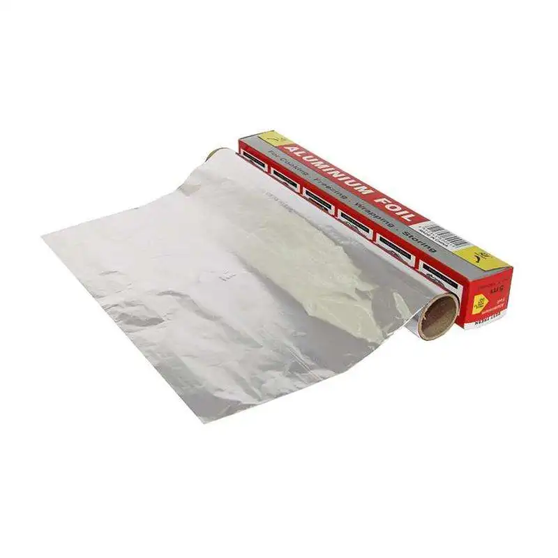 Custom sized food packaging household aluminum foil rolls 30cm*150m