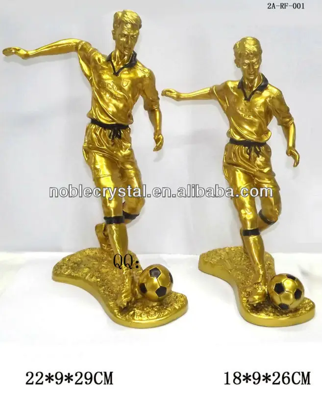 В Китае новый дизайн Смола футболист фигурка смолы футбол Trophy