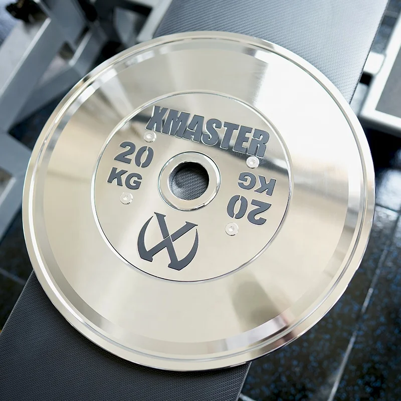 Заводская поставка тренажерный зал Домашняя Тренировка powerlifting стальная Хромированная Пластина
