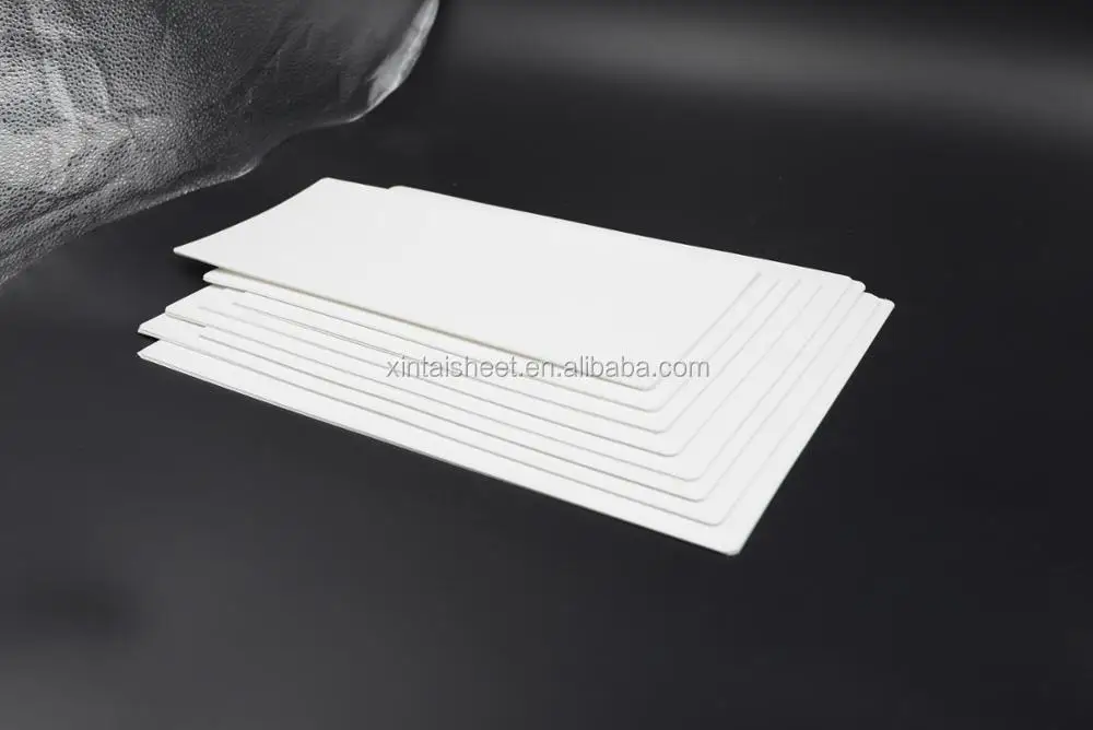 Custom A4 0.5mm - 3mm Rigid Matte Glossy White PP Plastic Sheet PP Board For Cards Stationery Packing Box