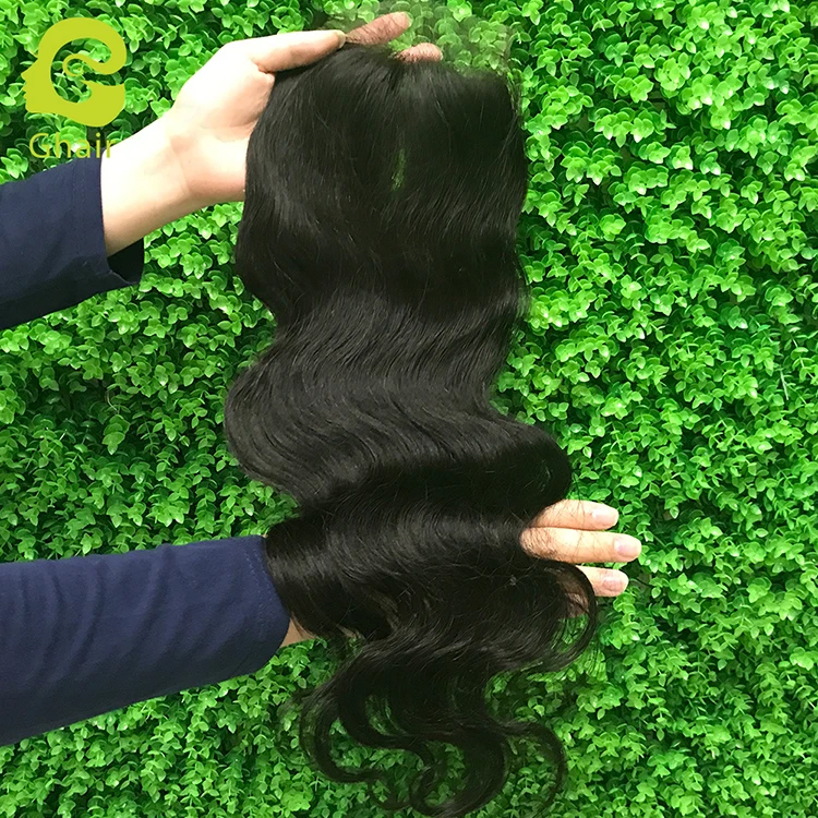 
Wholesale 10A+ HD thin lace closure 5x5 film lace closure in body wave 