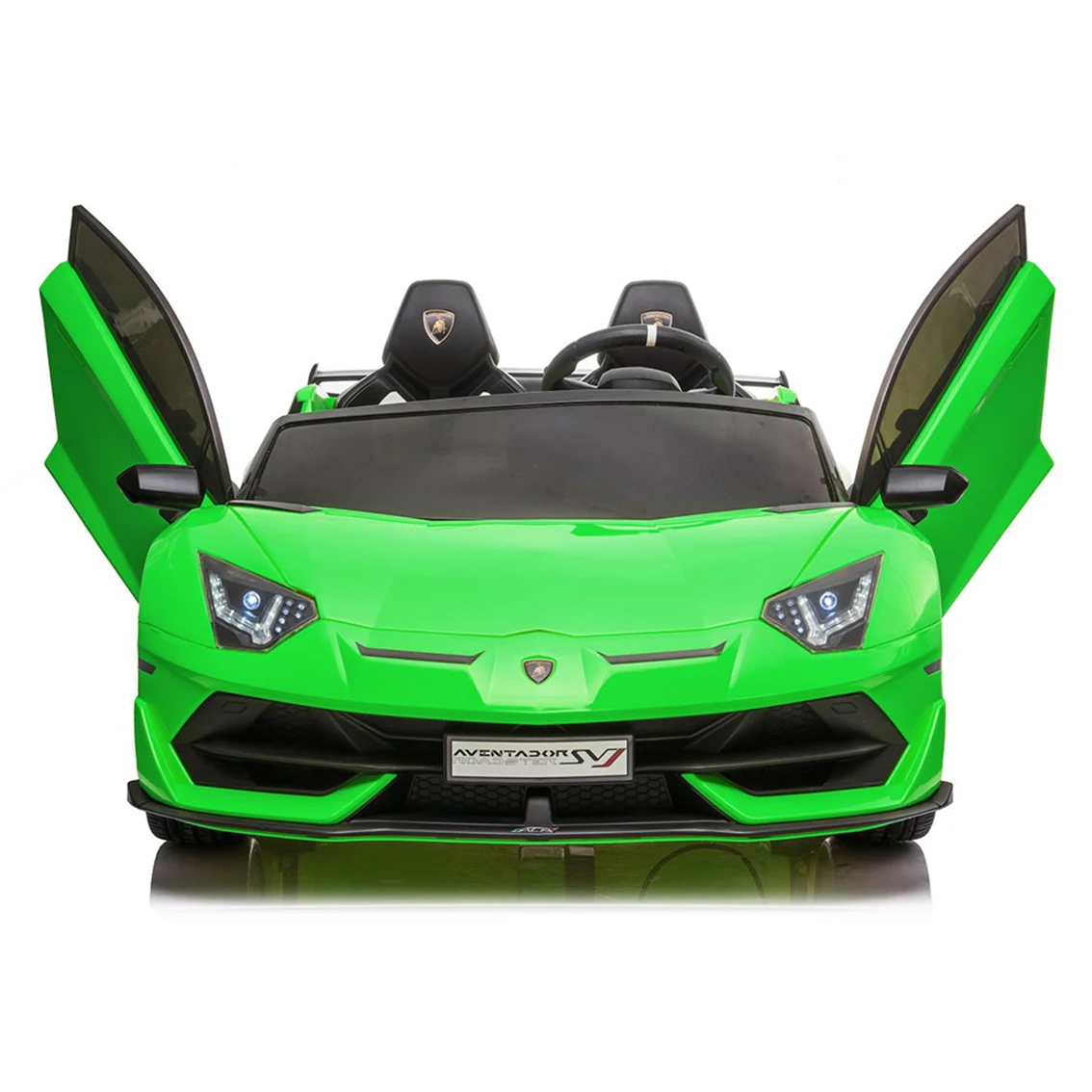  Лицензированный электрический автомобиль Lamborghini чжурный SVJ на два сиденья для детей 3-8