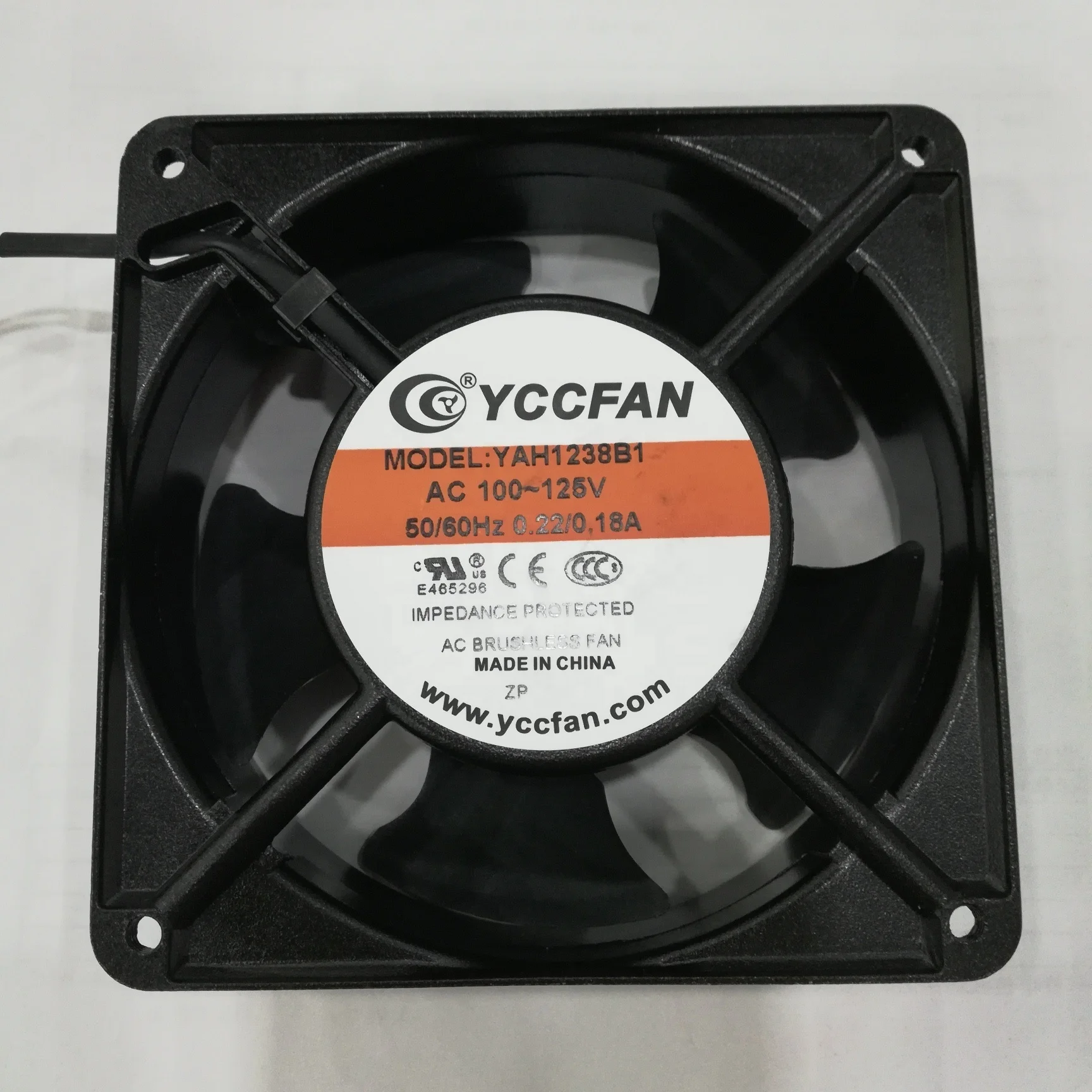 UL Certificated AC100-125v 220v-240v Axial Fan 120X120X38 mm